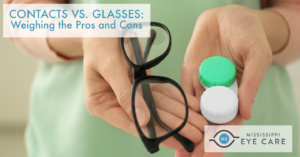 Read more about the article Contacts vs. Glasses: Weighing the Pros and Cons